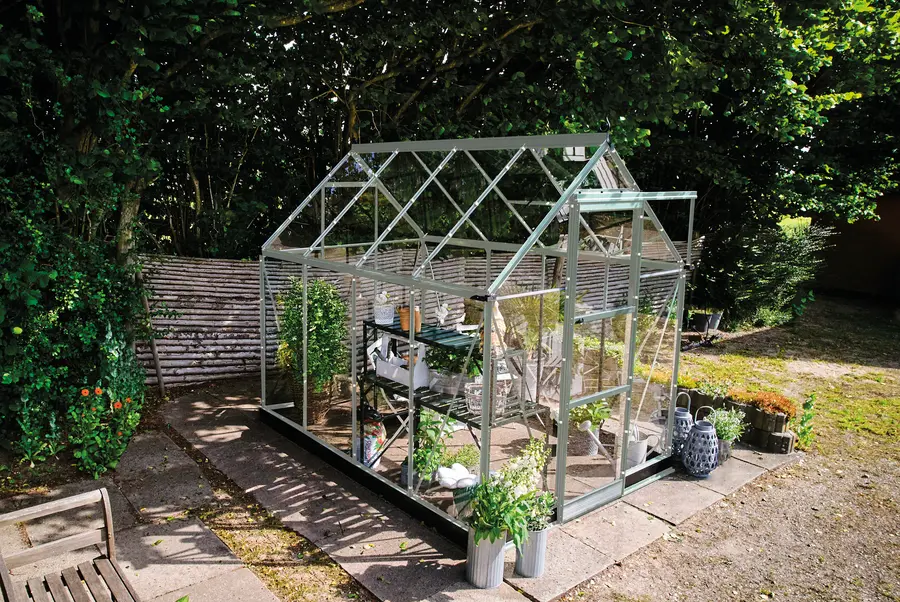 ICON 6 · 4.9 m² (6' x 8') Alu m/3 mm Hærdet Glas